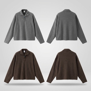Nouveau Polo à col une pièce 26 Automne Nouveau produit Style Old Money Décontracté Ample Col Manches longues - Product Image 1