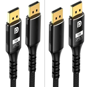 Nylon Vlecht 16K Dp <span class=keywords><strong>2</strong></span>.1 Versie Hd Displayport Naar Displayport Kabel <span class=keywords><strong>Video</strong></span> Game Monitor Laptop Kabel Voor Computergebruik - Product Image 1