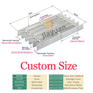 Le caillebotis de sol industriel extérieur en acier inoxydable galvanisé dentelé antidérapant couvre le <span class=keywords><strong>drain</strong></span> de route grilles routières - Product Image 6