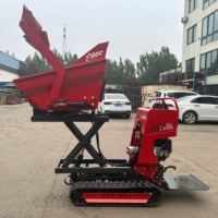 Mini-dumper sur chenilles vendu directement par les fabricants, fabriqué en Chine pour les chantiers de construction