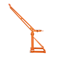 Mini grue de levage de 500 kg, grue à bras articulé, 360 degrés, avec palan électrique, pour la construction de maisons en extérieur, industrie