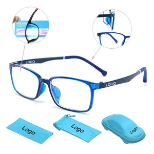 2024 DCOPTICAL New Design Children Popular Fashion TR90 Anti Blue Light Blocking Glasses For Kids With 2 Colors