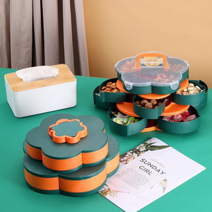 Plato Giratorio Multiusos para Dulces y Frutas, Apto para Microondas, Ecológico, Material ABS, Diseño de Lujo Ligero, Regreso a Clases - Product Image 5