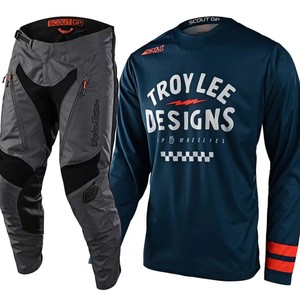 Abbigliamento per Ciclisti Downhill, Uomo e Donna, Impermeabile, Traspirante, ad Asciugatura Rapida, 100% Cotone, per Corse in Moto - Product Image 1