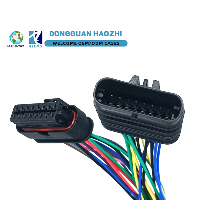 HZEMS Sealed 32 Pin Connector Wiring Harness Vehicle ECU Wiring Harness Cable Assembly Loom Cables Wires Electrical Components