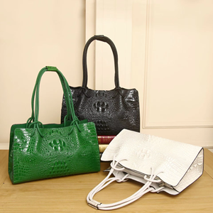Sacs à main de créateurs de marques célèbres, sacs à bandoulière carrés pour femme, nouveau motif crocodile, sac fourre-tout classique <span class=keywords><strong>grande</strong></span> fermeture - Product Image 6