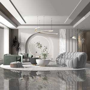 أريكة روشبيرغ القابلة للتحويل على شكل فقاعة من البولي يوريثان بمقعد واحد، أريكة استرخاء على شكل كرة قدم، كرسي أريكة عصري منحني من تصميم مشهور على الإنترنت - Product Image 3