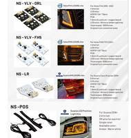 Kit DRL LED certifié CE Rohs 24V blanc ou ambre, kit de rétrofit pour Volvo FH4&FH5 Volvo FH5/FM5 2021+ Accessoires pour camions