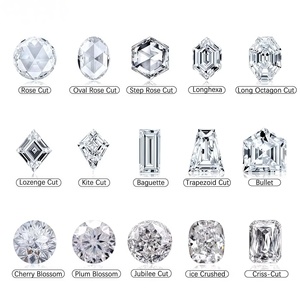 Piedras <span class=keywords><strong>de</strong></span> Moissanita Sueltas con Corte Personalizado D VVS, Formas Elegantes, Color Blanco, Calidad Superior, con Certificado - Product Image 1