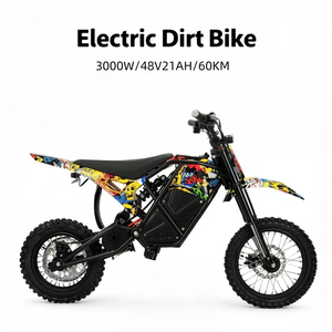 มอเตอร์ไซค์วิบาก Urban Dirt Bike 3000W มอเตอร์ไร้แปรงถ่าน ล้อหน้า 14 นิ้ว ล้อหลัง 12 นิ้ว จากคลังสินค้าสหรัฐอเมริกา - Product Image 1