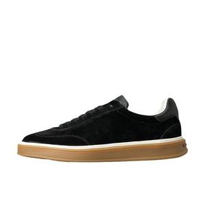 Zapatillas Casuales Bajas de Tela Negra con Forro de Malla, Suela de Goma Antideslizante, Zapatos de Skate Cómodos para Hombres Modernos para la Vida Urbana - Product Image 5