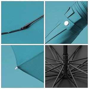 Wholesale Luxury Reverse Umbrella <b>Folding</b> Portable Custom Logo Manual Umbrella for Business - Product Image 4