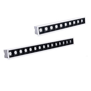 Difusor de Luz lineal LED esmerilado empotrado 5W 10W 15W 20W 30W 40W 45W Luz de matriz LED Blanco mate y negro mate - Product Image 2