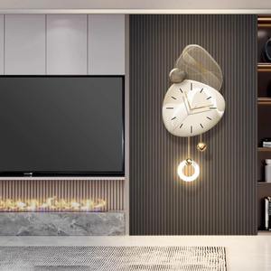 Pittura acrilica a LED orologio luminoso <span class=keywords><strong>Design</strong></span> creativo Art Deco <span class=keywords><strong>soggiorno</strong></span> decorazione della parete natura morta sfondo appeso pittura - Product Image 1