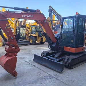 Miniexcavadora Usada ZX55 de 5.5 Toneladas en Excelentes Condiciones, Original de Japón, Giro de Cola Cero, Motor y Bomba Ultracompactos, 2021 - Product Image 1