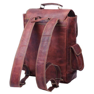 Mochilas de cuero en oferta, las más vendidas, material duradero, logotipo personalizado, mochilas de cuero para venta en línea - Product Image 3