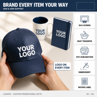 Ensemble cadeau promotionnel d'entreprise de luxe, logo personnalisé, coffret de stylo et carnet en cuir pour le bureau, pour les cadres