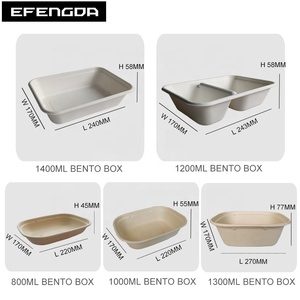 Assiettes de bagasse de canne à sucre biodégradables écologiques jetables personnalisables 6 7 9 10 12 pouces plats et assiettes jetables - Product Image 4
