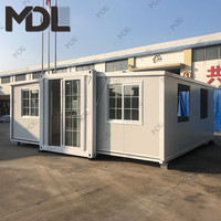 Villa basse de luxe de 3 chambres à coucher Maison moderne modulaire isolée thermiquement pour appartement Cottage préfabriqué