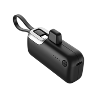Nouvelle arrivée 2025 produit SC-47 15W queue plug Power Bank avec câble type-c in & out Mini chargeur 4800mAh batterie portable