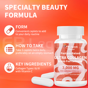 Capsules Éclaircissantes Naturelles en Gros pour la Peau avec Protection UV, Pilules Éclaircissantes, Vitamine C, Glutathion, Collagène, Complément Éclat - Product Image 3