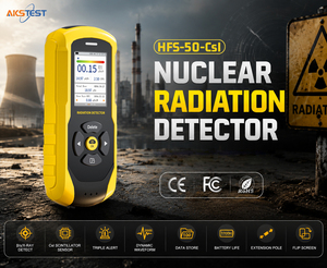 Detector de Radiación Nuclear AIKESI HFS-50-CsI para Rayos <span class=keywords><strong>Beta</strong></span>, Gamma y <span class=keywords><strong>X</strong></span>, Datos en Tiempo Real, Alarmas Sonoras y Luminosas, Scintilador de Ioduro de Cesio - Product Image 1