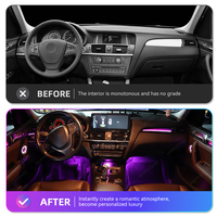 Lumière ambiante LED pour BMW X3 F25, éclairage intérieur de voiture, éclairage de plafond, éclairage ambiant automobile avec des fonctionnalités colorées