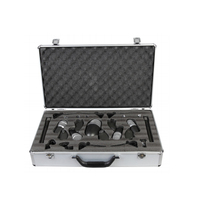 Emballage de boîtier en aluminium de vol DK-7 l'ensemble de microphone de tambour en métal pour le spectacle professionnel