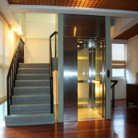 Ascenseur résidentiel de luxe pour villa, petit ascenseur domestique personnalisé pour villa