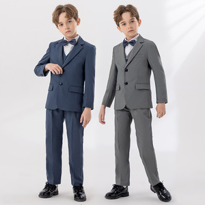 Robe de costume pour enfants automne et hiver version coréenne d'un beau costume de chœur d'hébergement de classe de garçon de couleur unie - Product Image 2