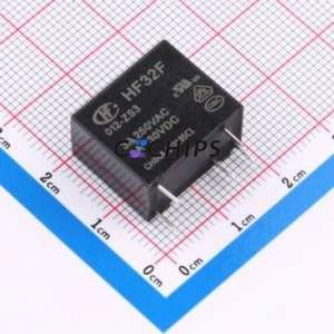 HF32F/012-ZS3 Power Relay Through hole,10.2x18.4mm Relay 12V 1 Changeover: 1C (SPDT-Changeover)::: 5 250V-AC/30V-DC - Product Image 1