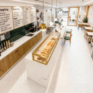 Design d'Interni per Pasticceria, Vetrina Espositiva in Vetro Personalizzata per Dessert, Decorazione su Misura per Negozio di Dolci - Product Image 4