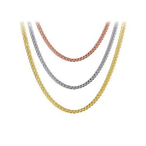 S925 Sterling Silver <span class=keywords><strong>Che</strong></span> Flower Chopin Chain Femme Ins Simple All-Match Brillant Clavicule Collier Diamant Perle Or Platine - Product Image 2