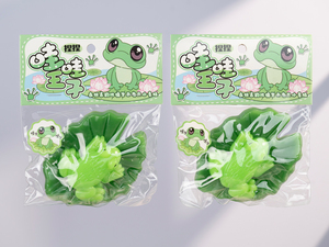 กบสัตว์น่ารักของเล่นนุ่มแบบบีบได้บรรเทาความวิตกกังวลปรับแต่งสีสำหรับเด็กผู้ชายและเด็กผู้หญิง - Product Image 2