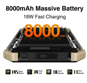 <span class=keywords><strong>OUKITEL</strong></span> <span class=keywords><strong>F150</strong></span> B2021 สมาร์ทโฟนมาตรฐาน IP68/69K หน่วยความจำ 6GB+64GB แบตเตอรี่ 8000mAh ชิปประมวลผล Octa Core รองรับ NFC หน้าจอ 5.86 นิ้ว HD+ ชิปเซ็ต Helio G25 กล้อง 13MP - Product Image 2