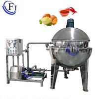 Cuve de cuisson à enveloppe chauffante 500L pour la fabrication de sauce mayonnaise