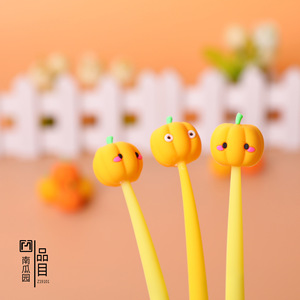Bolígrafo creativo y bonito, pequeño, fresco, neutro, con diseño de calabaza y jardín, 0.5 mm, negro, para <span class=keywords><strong>estudiantes</strong></span> y oficina. - Product Image 2
