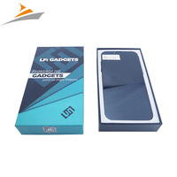 Couvercle de boîte de téléphone portable de smartphone de taille personnalisée et boîte d'emballage en carton vide de base pour Iphone/téléphone portable