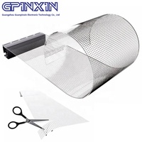 GPINXIN-P5 P6 P8 P10 P15-P20mm intérieur/extérieur Flexible Transparent LED écran verre Film cristal LED affichage adhésif LED écran