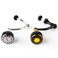 Kenop Reel Pancing Lipat Logam LETOYO DSH005, Gagang Reel Spinning, Pegangan Engkol Kiri Kanan Dapat Ditukar, Aksesori DIY