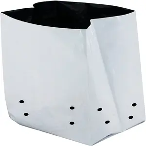 Zware Bulk Tuinieren Ldpe Rechthoekige Uv-bescherming Poly Grow Bag Voor Kas