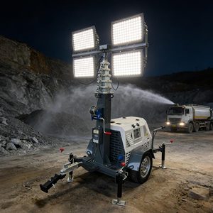 Free Shipping Portable Solar Light <b>Tower</b> With Integrated Solar Panels and LED Portable Solar Light <b>Tower</b> High <b>Power</b> LED Lights P - Product Image 2