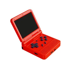 Top Quality V90 Handheld Game Player 3.0 inch IPS Screen Folding Clam Shell 64 Bit Linux Open Source System Video Game Consoles