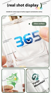 Denco <b>Transparent</b> PET Overlay <b>Label</b> Rectangular Waterproof UV Digital Printing Beverage Packaging - Product Image 3