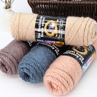 Fil à peluches Koala, mélange de laine d'épaisseur moyenne, adapté aux chapeaux, écharpes, manteaux et fils à tricoter pour hommes et femmes
