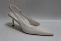 Chaussures de mariée élégantes de style féerique, talons aiguilles violets de 8 cm, fines, avec effet lumineux, couleur unie, sandales à talons hauts, bout pointu