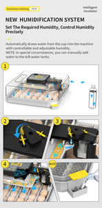 WONEGG Top Venta Humidificador para 48 Incubadora de huevos Huevos de pollo Incubadoras de huevos solares para pollos - Product Image 4