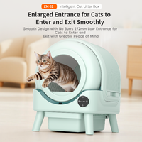 Prix usine bac à litière automatique pour chats autonettoyant grande capacité système désodorisant capteur de sécurité élégant maison chat toilette