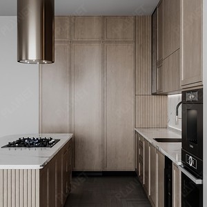 Nhà Bếp Kiểu Mỹ Giản Dị Phổ Biến Tủ Bếp Nhà Bếp Kiểu Mỹ Thiết Kế Hiện Đại Đầy Đủ Món Ăn - Product Image 4