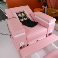 Fauteuil de massage électrique ergonomique réglable pour pédicure, dossier inclinable, design moderne pour salons de beauté, chambres, salles de bain et extérieur